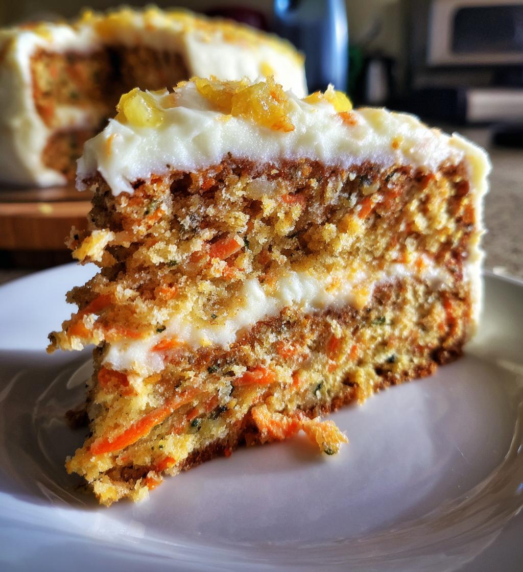 Pineapple Carrot Cream Cake