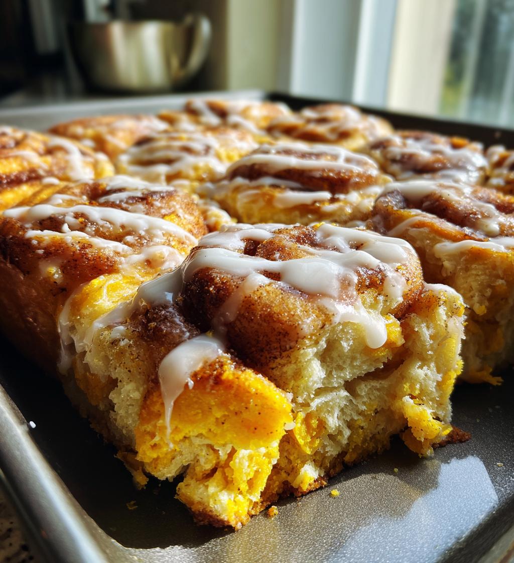 Pumpkin Cinnamon Roll Bake