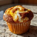 Pumpkin Cream Cheese Swirl Muffins