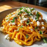 Pumpkin Pasta with Feta