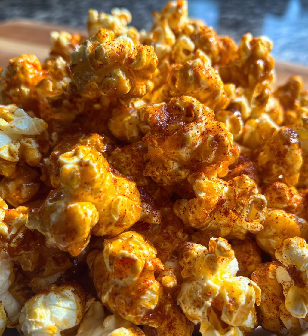 Pumpkin Spice Caramel Popcorn