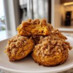 Pumpkin Streusel Crumble Cookies