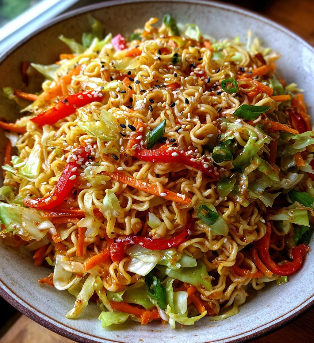 Ramen Noodle Salad - detail 1