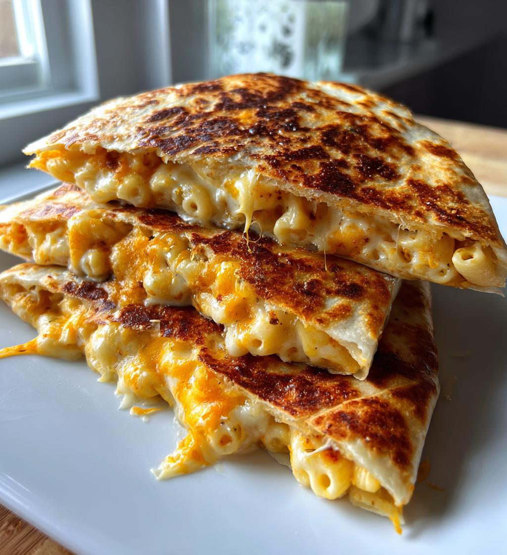 Ranch Mac Cheese Quesadilla