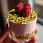 Raspberry Pistachio Mousse Cakes