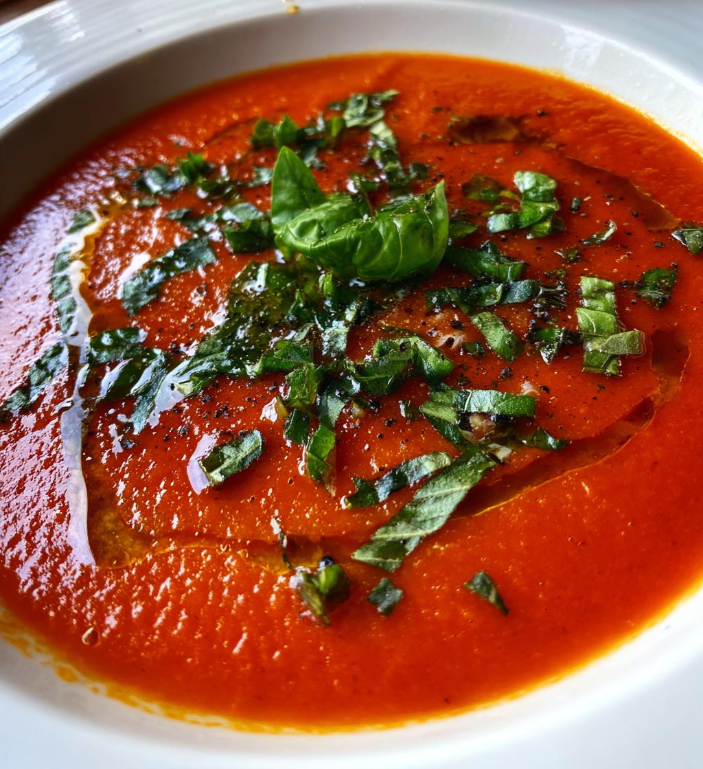 Roasted Tomato Soup With Herbs