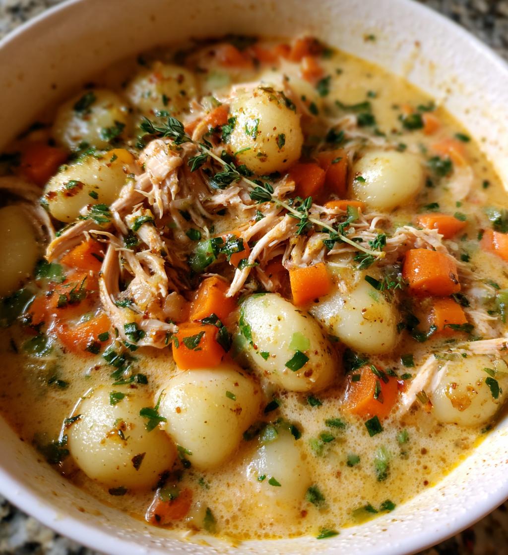 Rotisserie Chicken Gnocchi Soup - detail 1