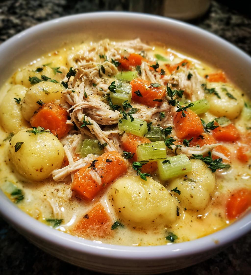 Rotisserie Chicken Gnocchi Soup