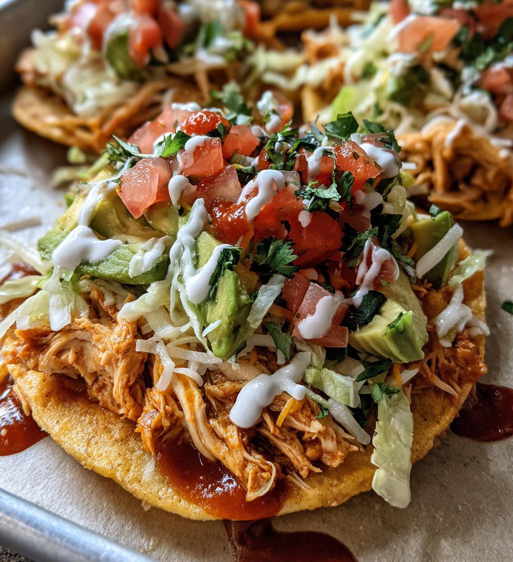 Rotisserie Chicken Tostadas