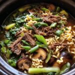 Slow Cooker Beef Ramen