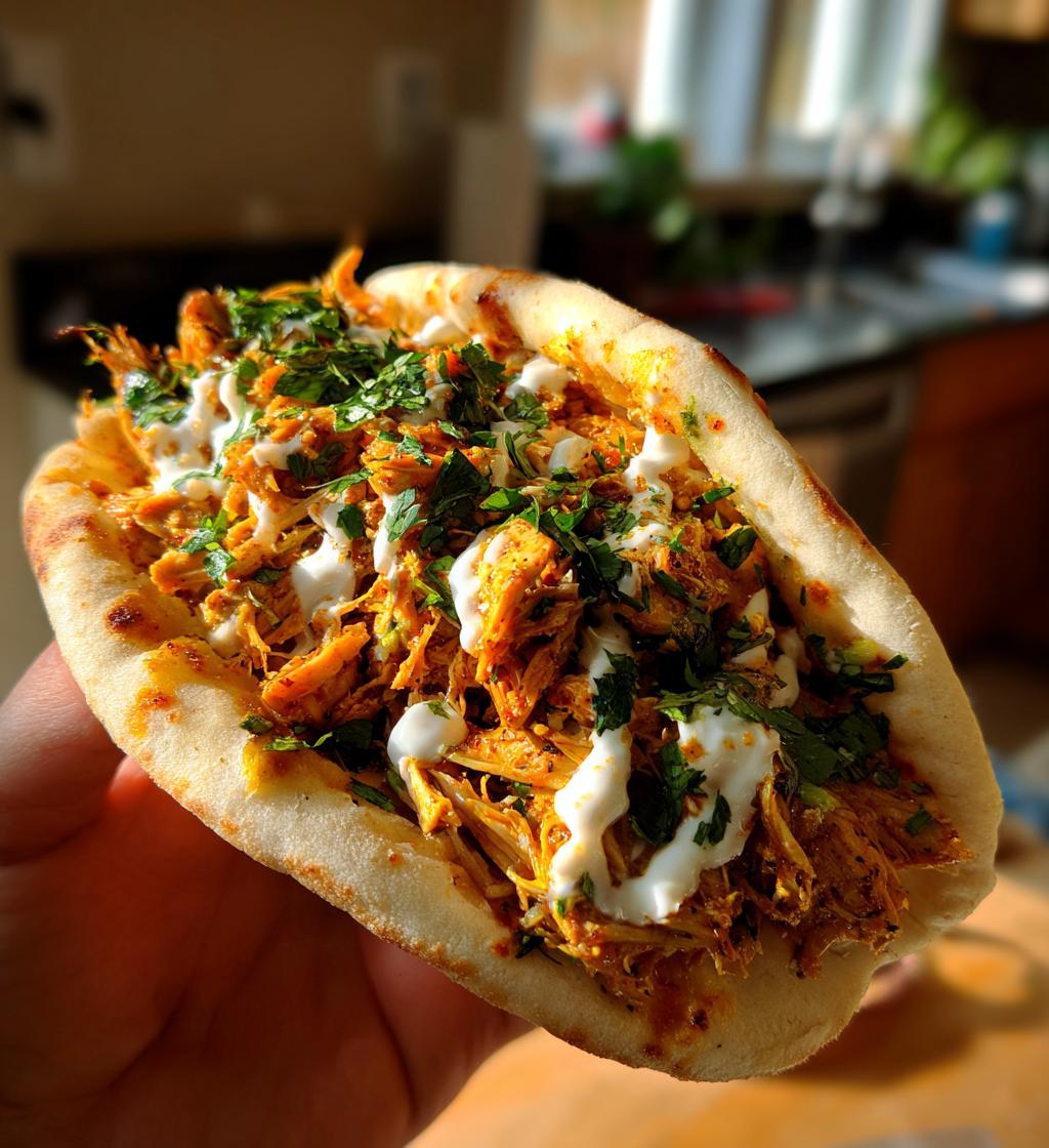 Slow Cooker Chicken Shawarma