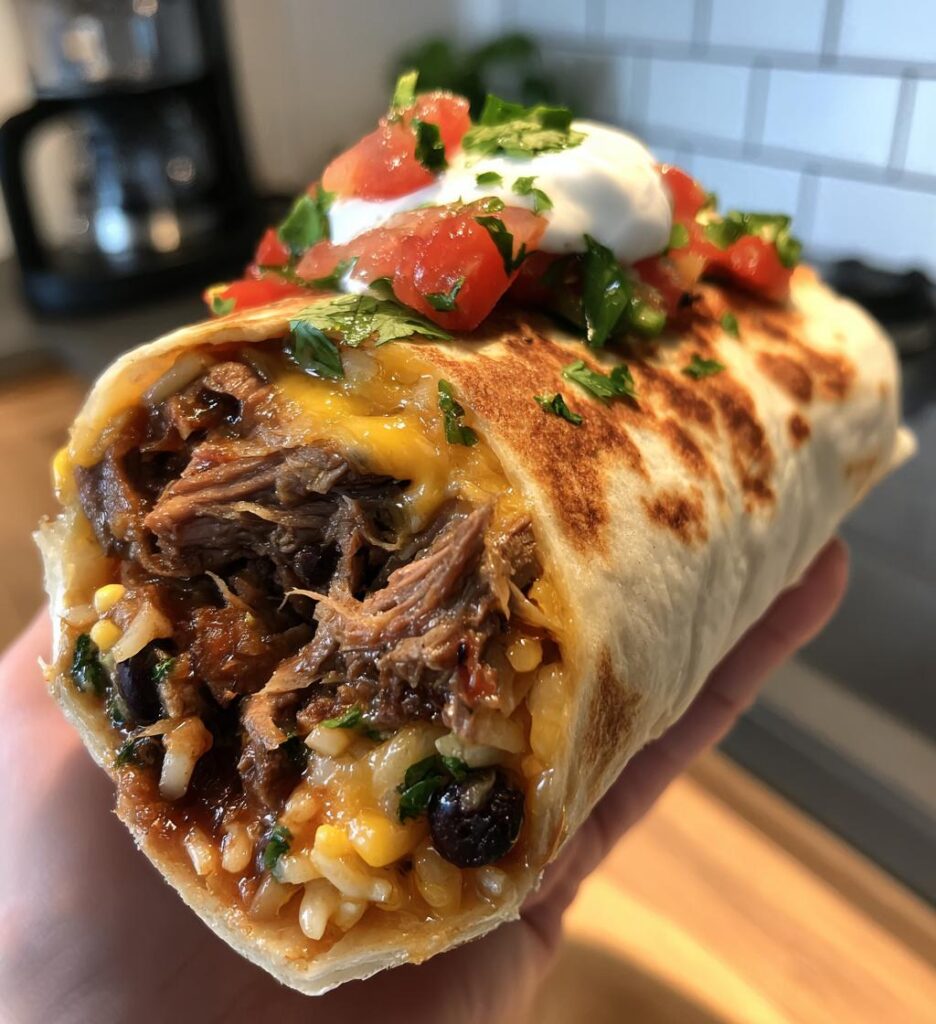 Smoked Beef Rib Burrito
