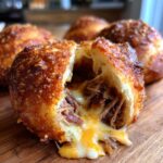 Smoked Brisket & Cheese Pretzel Bombs