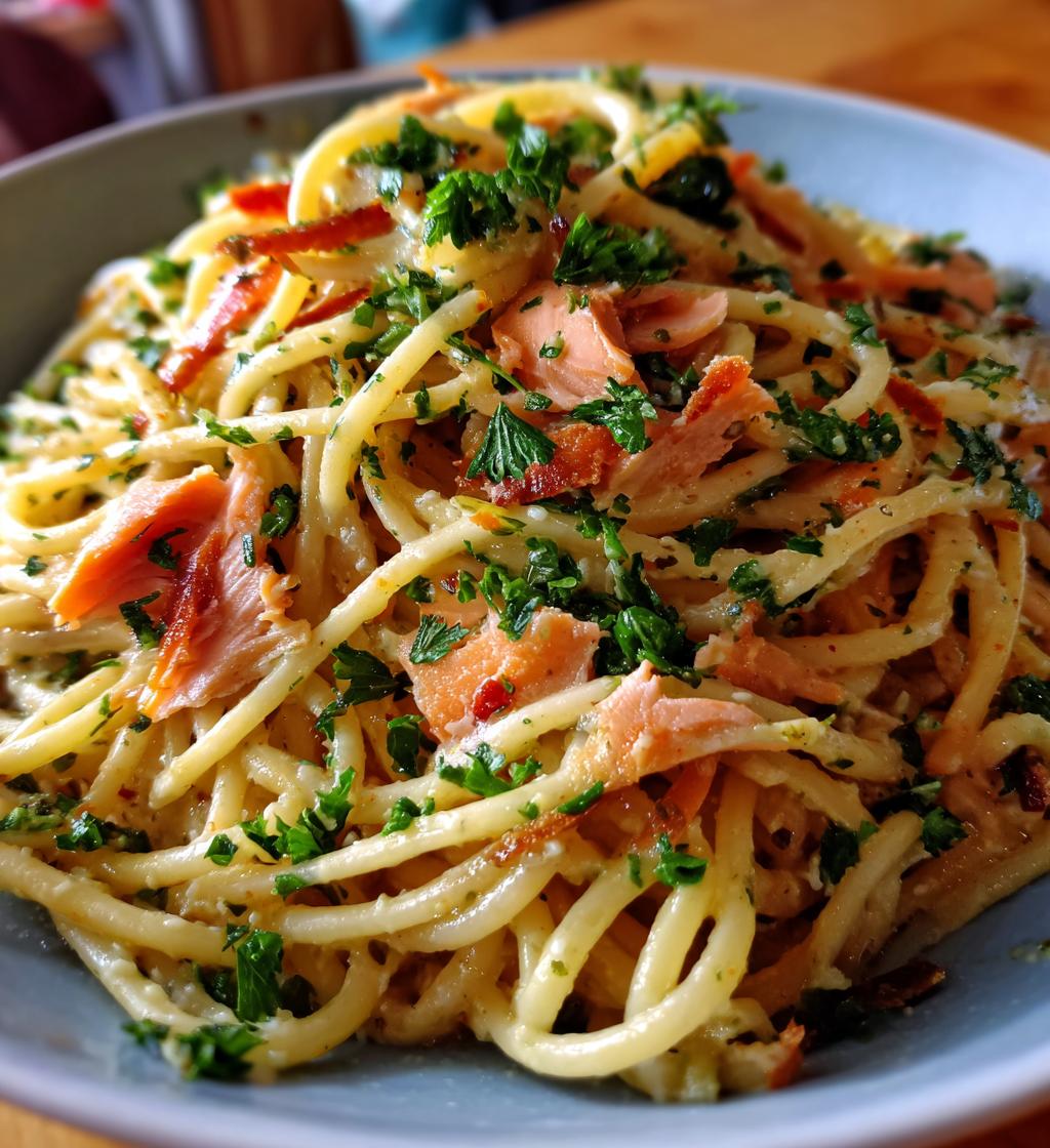 Smoked Salmon Carbonara