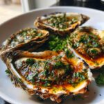 Smoky Lemon Garlic Grilled Oysters
