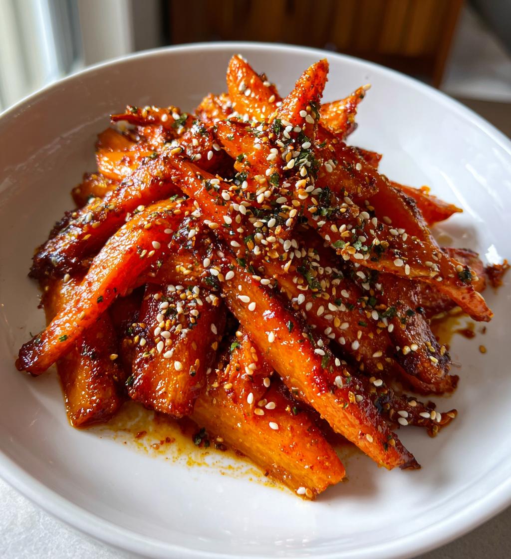 Spicy Gochujang Carrots - detail 1