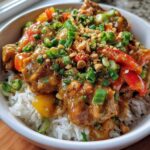 Spicy Thai Peanut Chicken Bowl