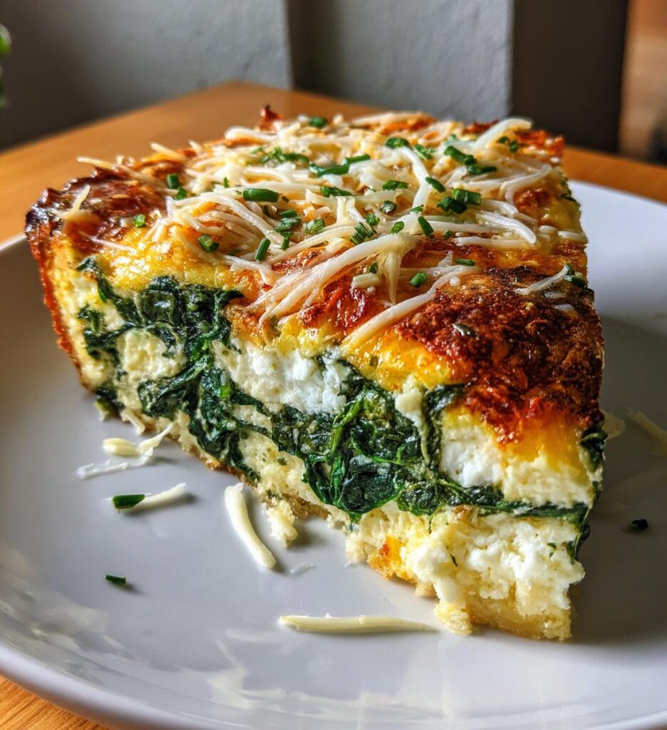 Spinach Cottage Cheese Egg Bake