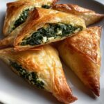 Spinach Feta Pastry Rolls