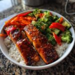 Sriracha Honey Salmon Bowls