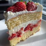 Strawberry Cream Layer Cake