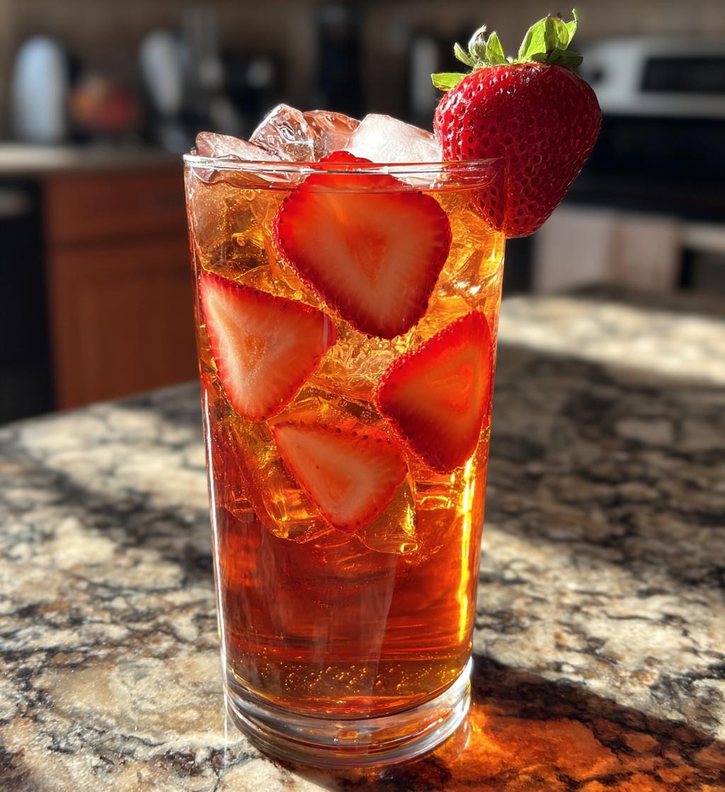 Strawberry Sweet Tea - detail 1