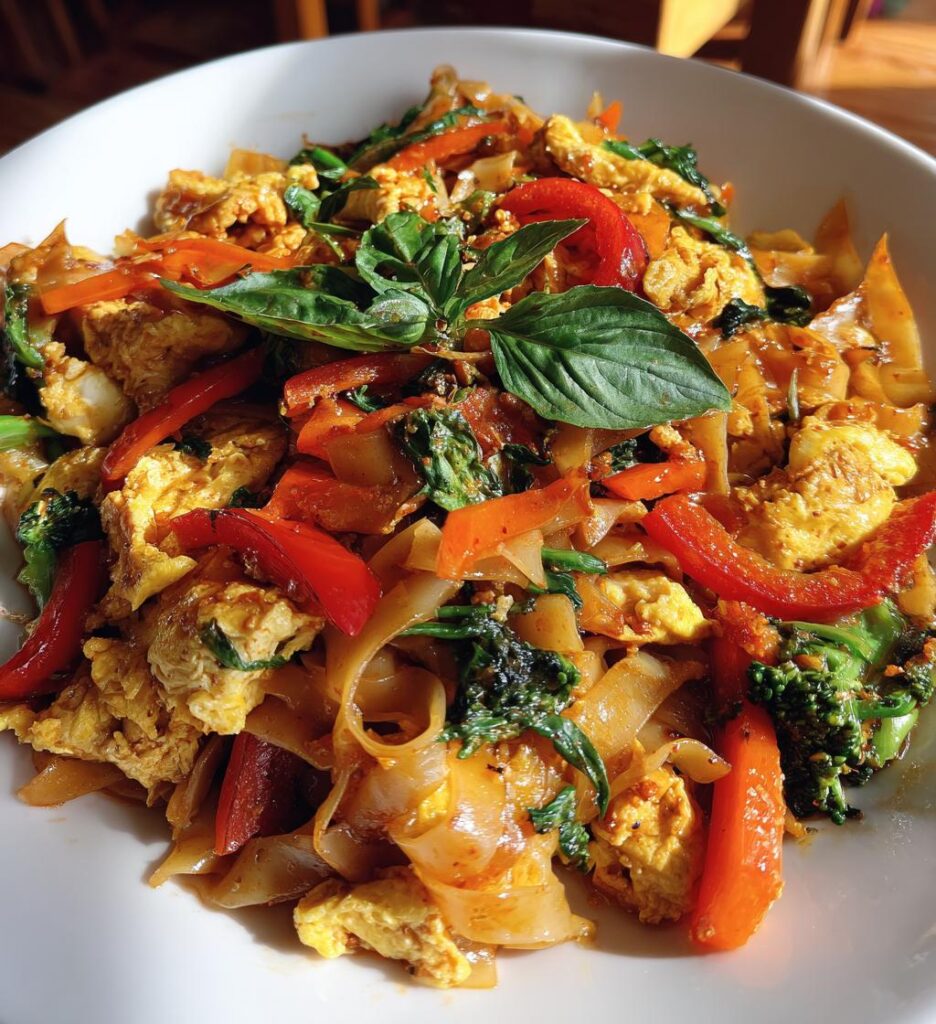 Street Style Thai Drunken Noodles