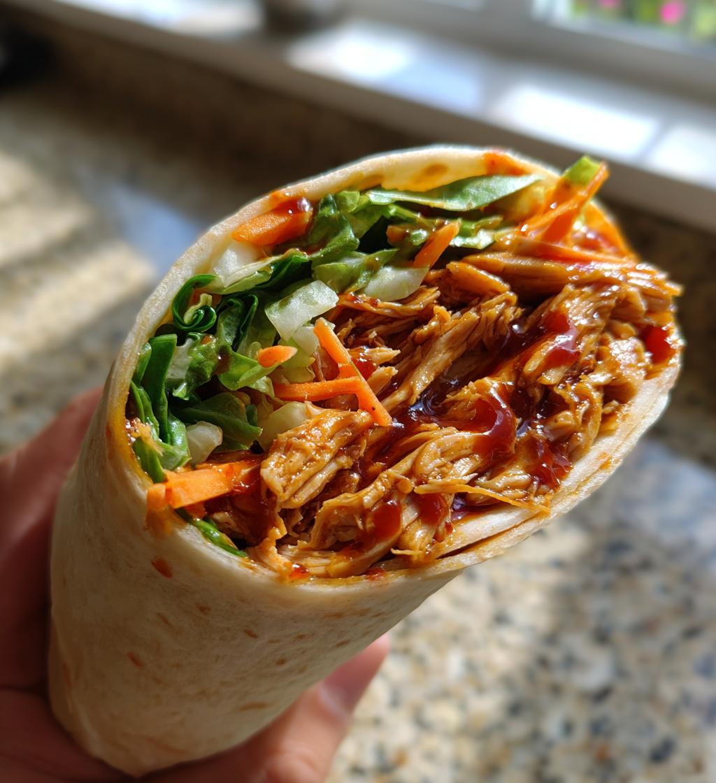 Sweet Chili Chicken Wraps