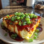 Swicy Baked Feta With Gochujang Honey Glaze