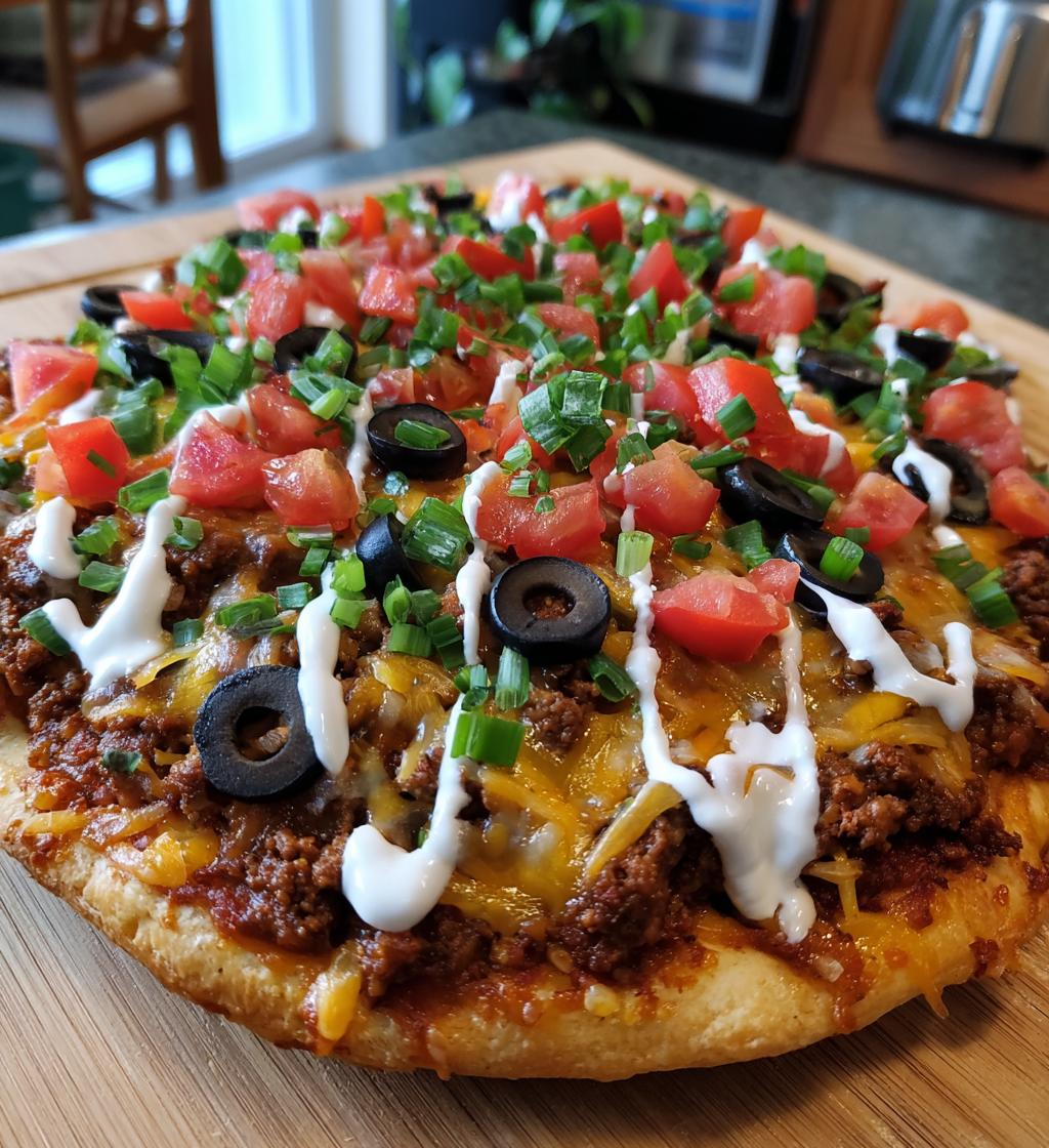 Taco Pizza Appetizer - detail 1