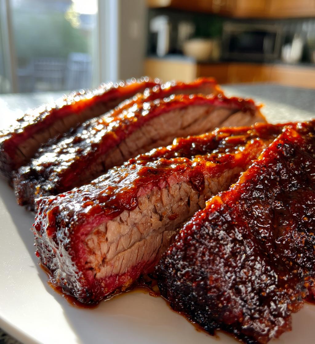 Tender Brisket With Homemade Barbecue Sauce - detail 1