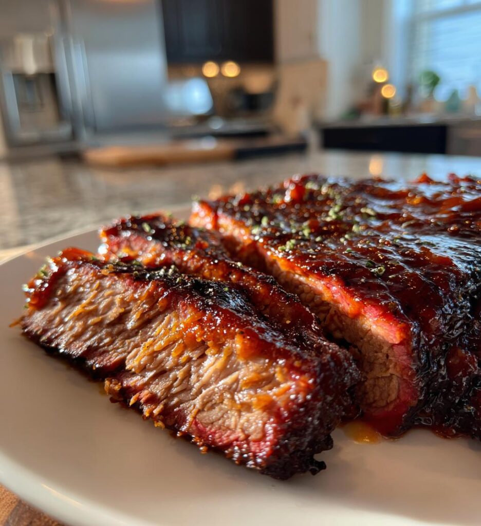 Tender Brisket With Homemade Barbecue Sauce