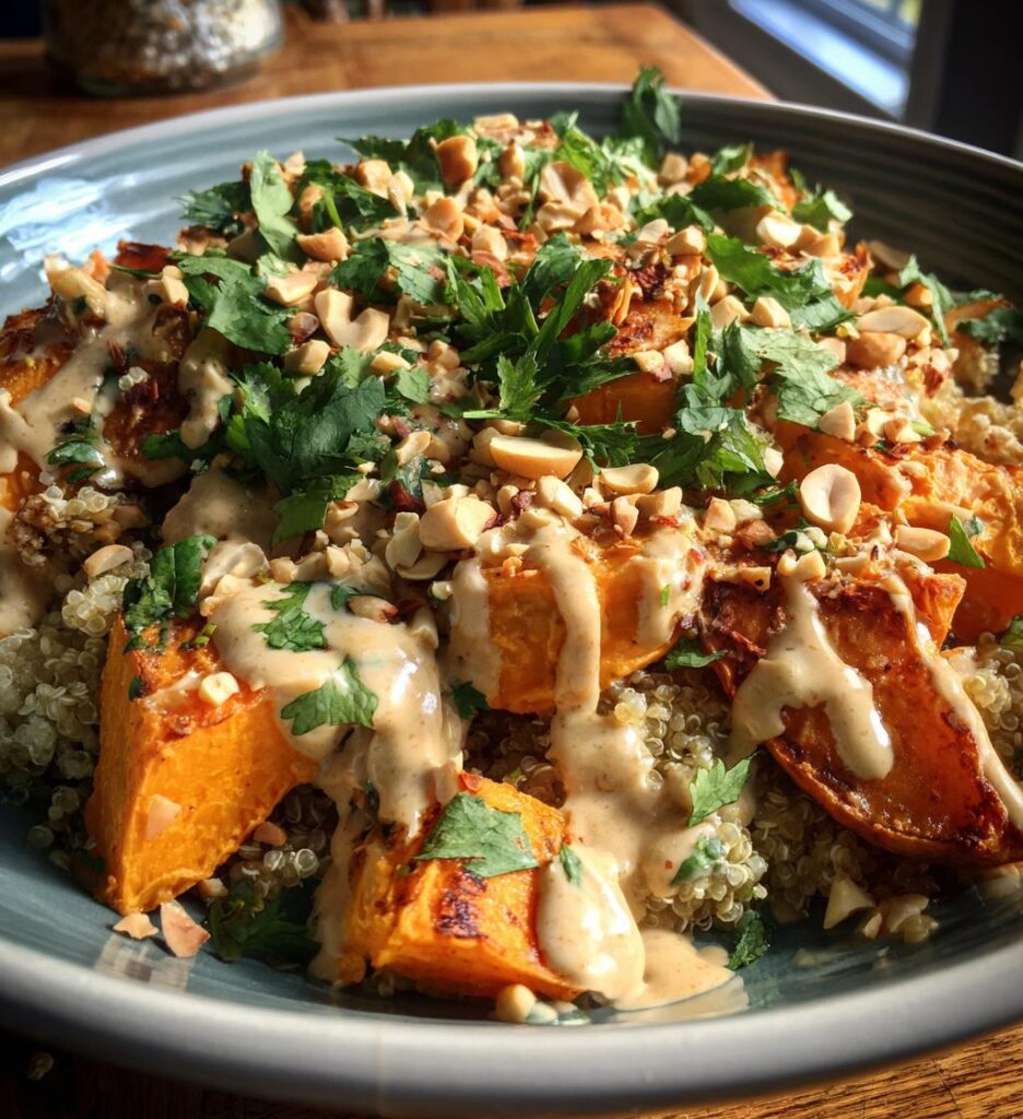 Thai Peanut Sweet Potato Bowl