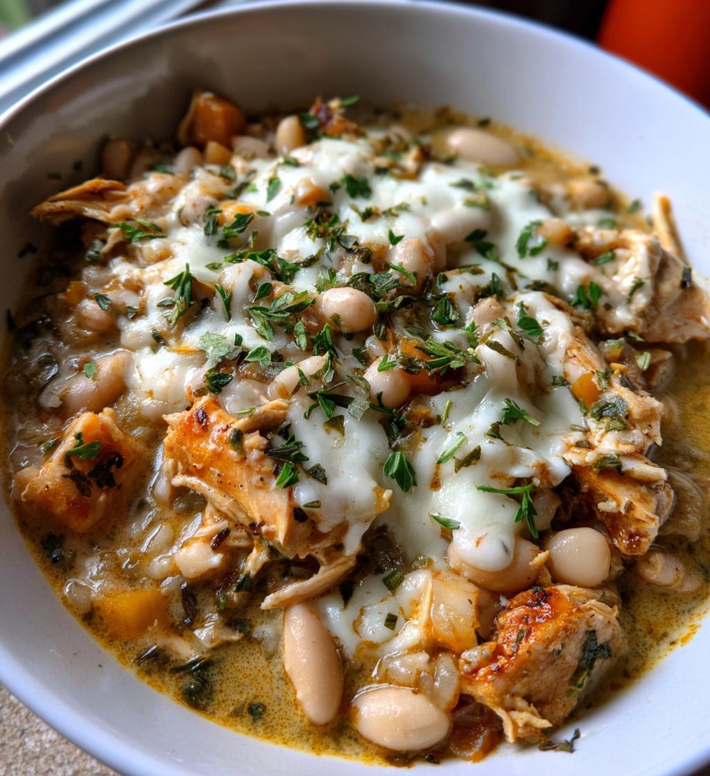 White Cheddar & Apple Chicken Chili - detail 1