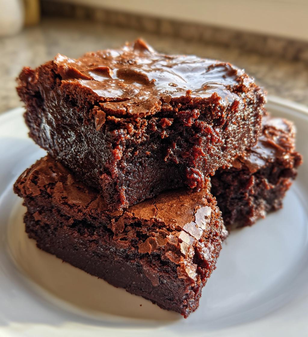 Zero Sugar Brownies with Greek Yogurt