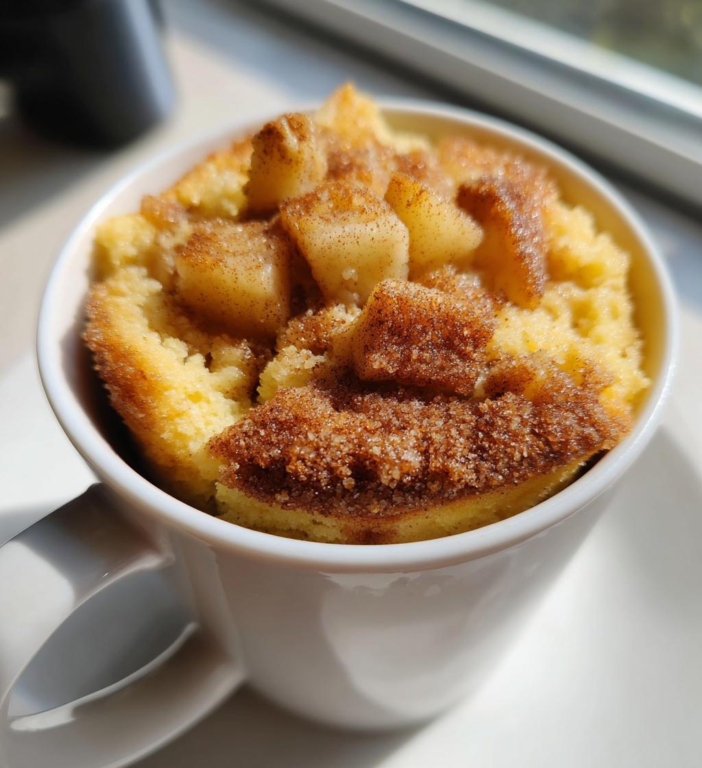 2-Minute Apple Mug Cake - detail 1