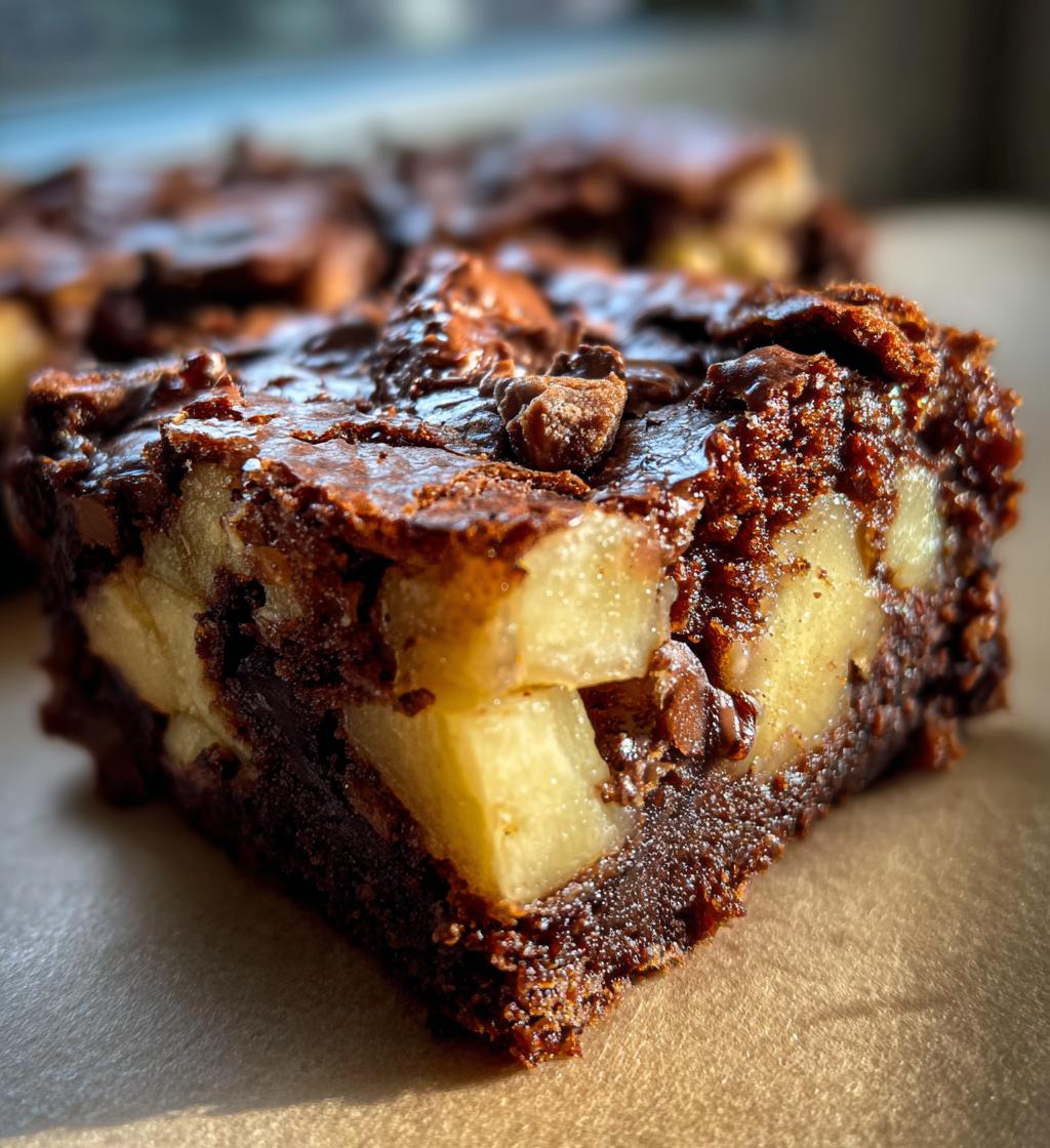 Apple Brownies - detail 1