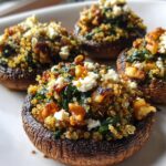 Autumn Harvest Stuffed Portobello Mushrooms