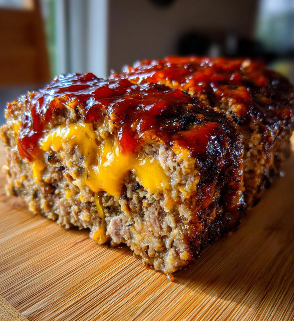 BBQ Cheddar Meatloaf - detail 1