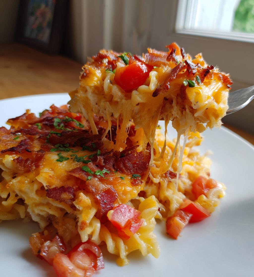 Bacon Cheeseburger Pasta Bake
