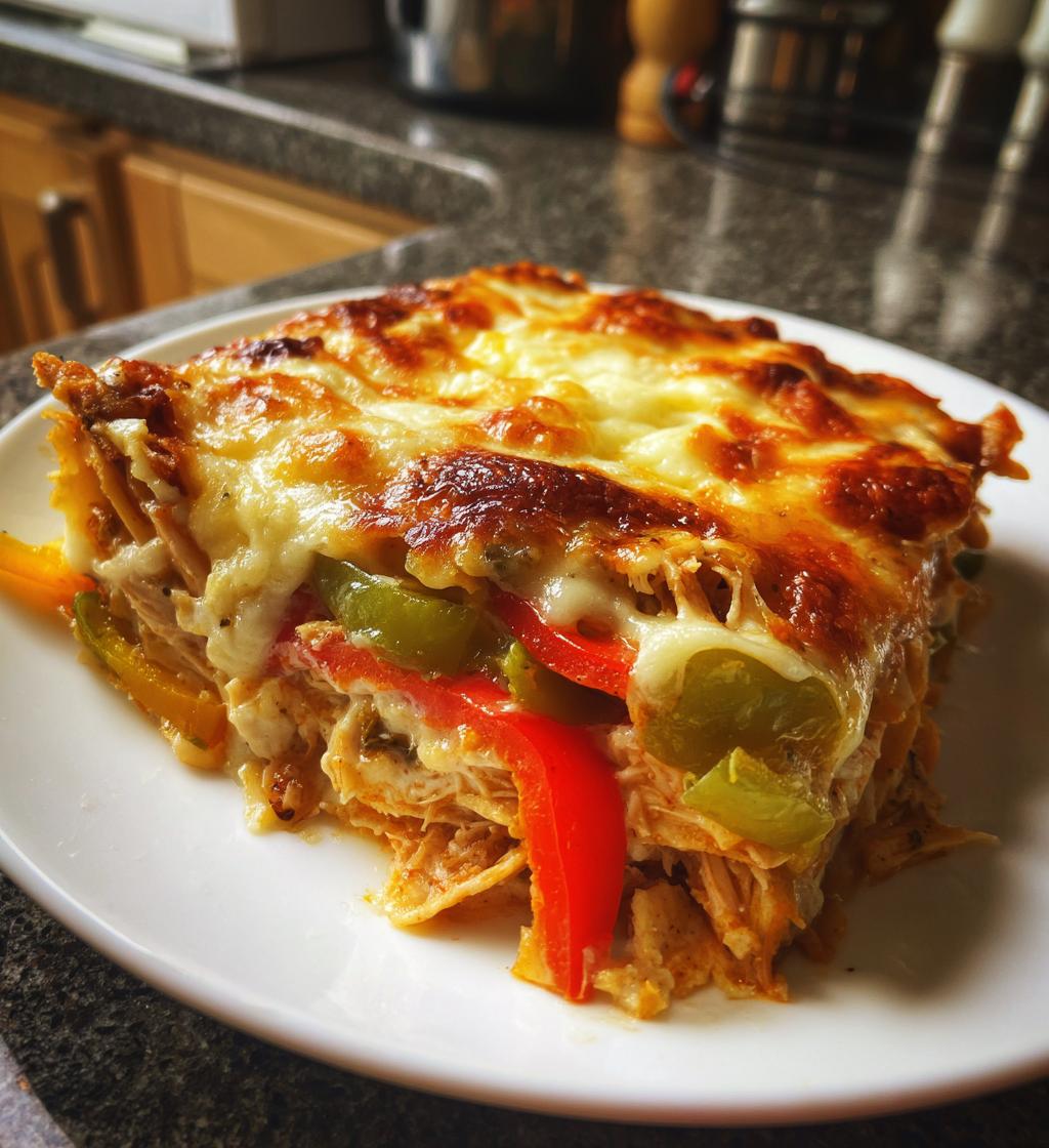 Baked Chicken Fajita Casserole