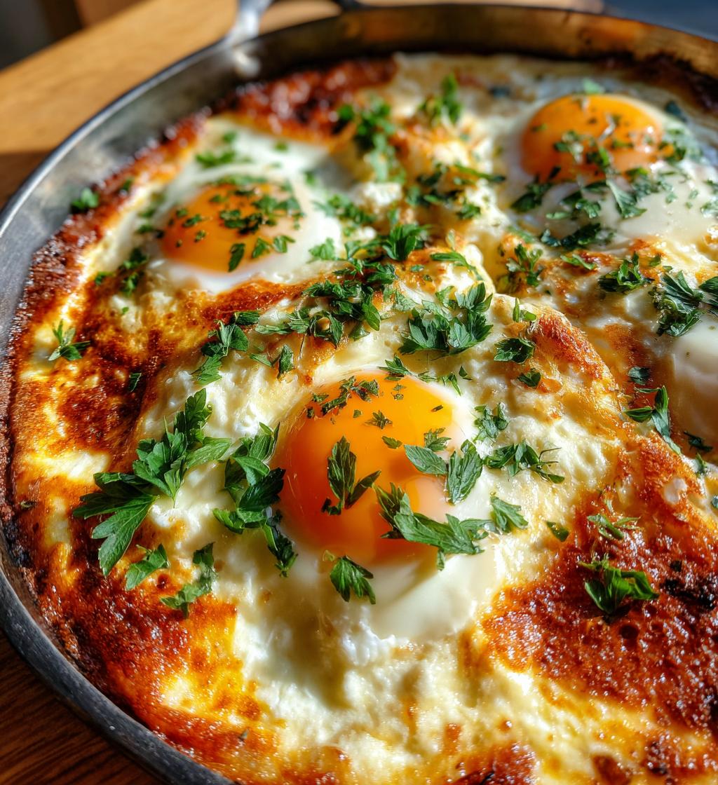 Baked Feta Eggs - detail 1