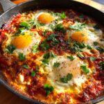 Baked Feta Eggs