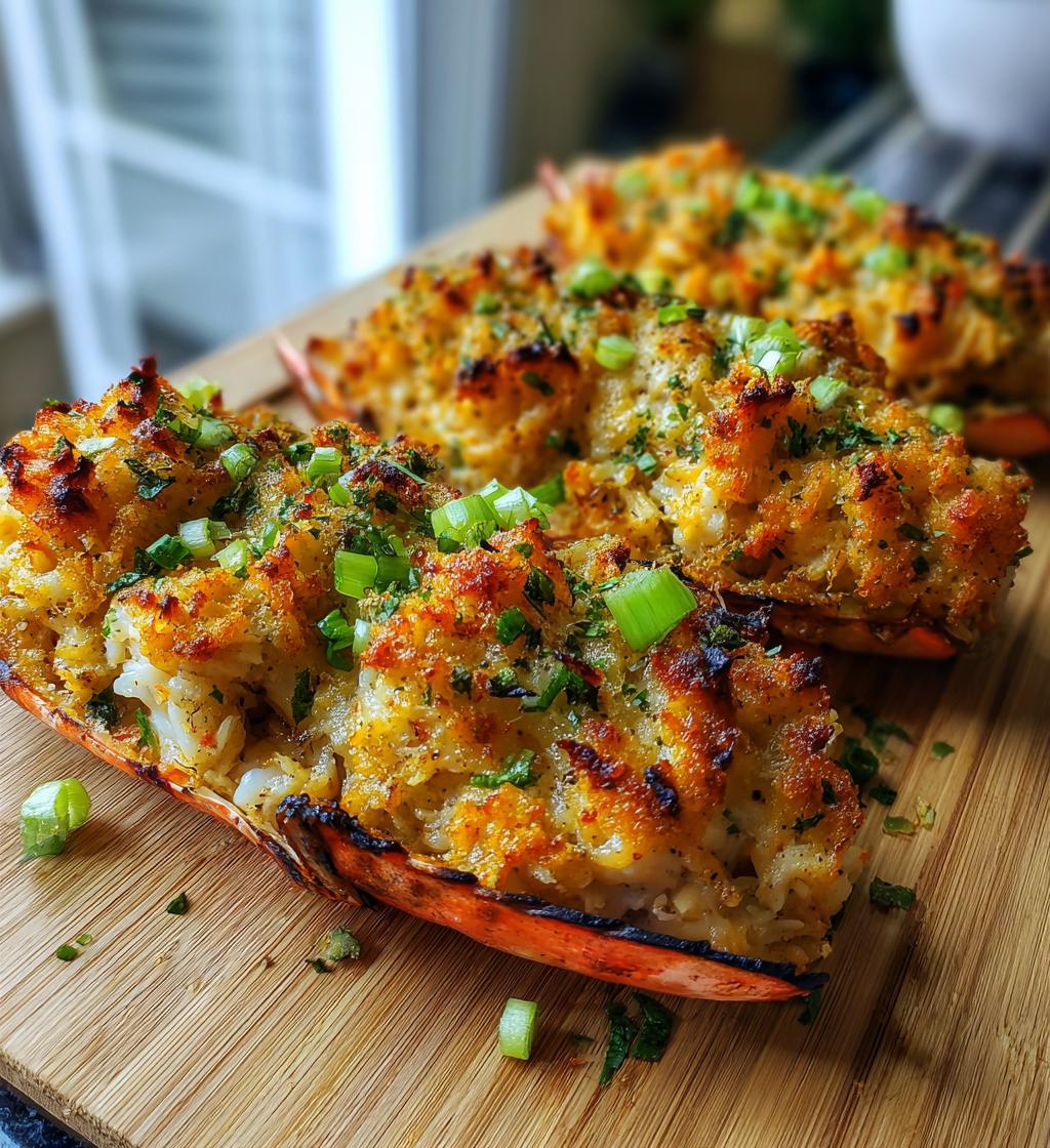 Baked Jumbo Shrimp Stuffed with Crabmeat - detail 1
