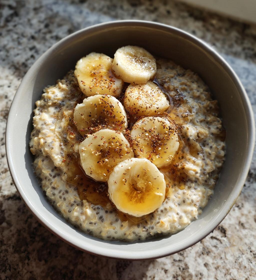Banana Chia Overnight Oats - detail 1