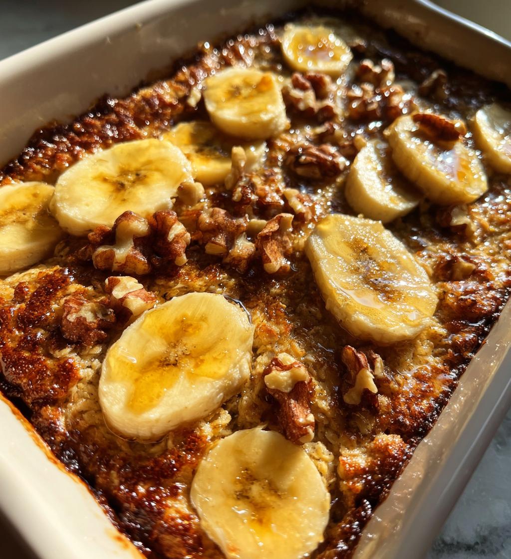 Banana Nut Baked Oatmeal - detail 1