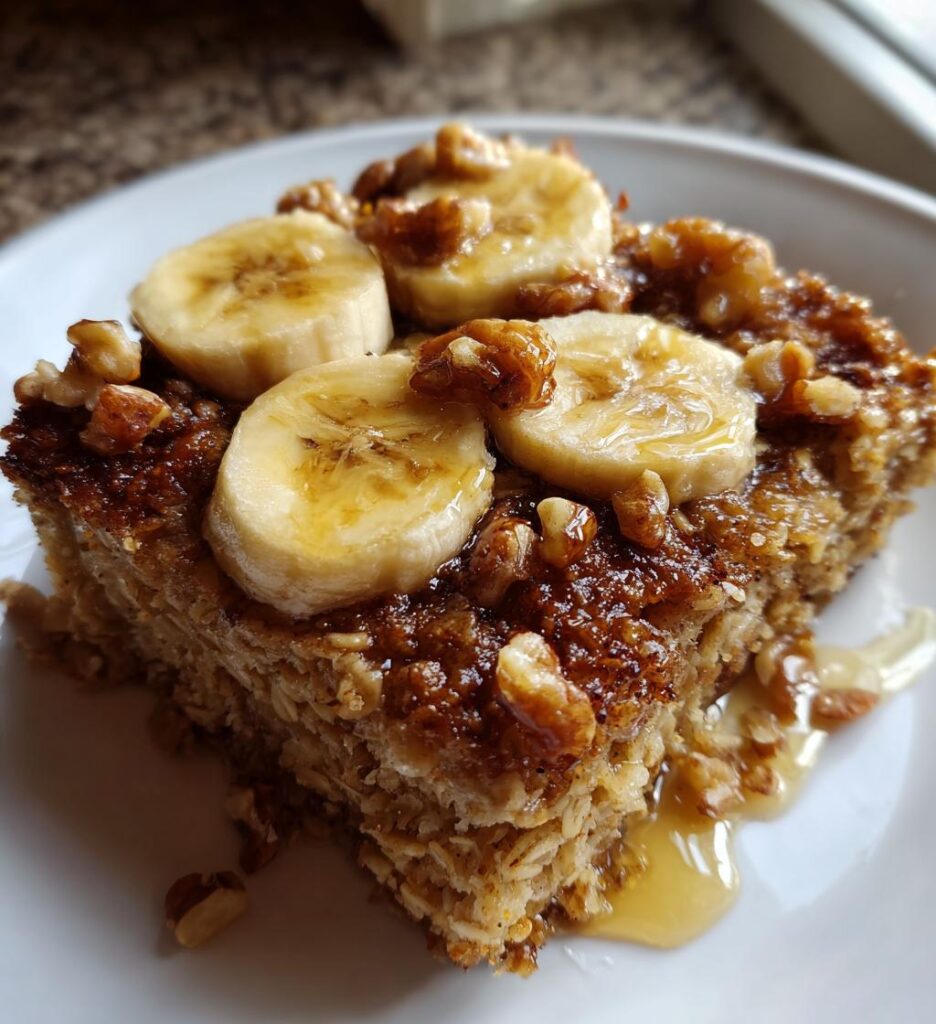 Banana Nut Baked Oatmeal