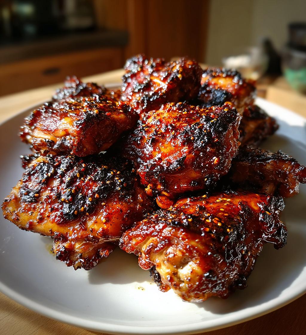 Bbq Spiced Chicken Thighs With Tangy Honey Glaze
