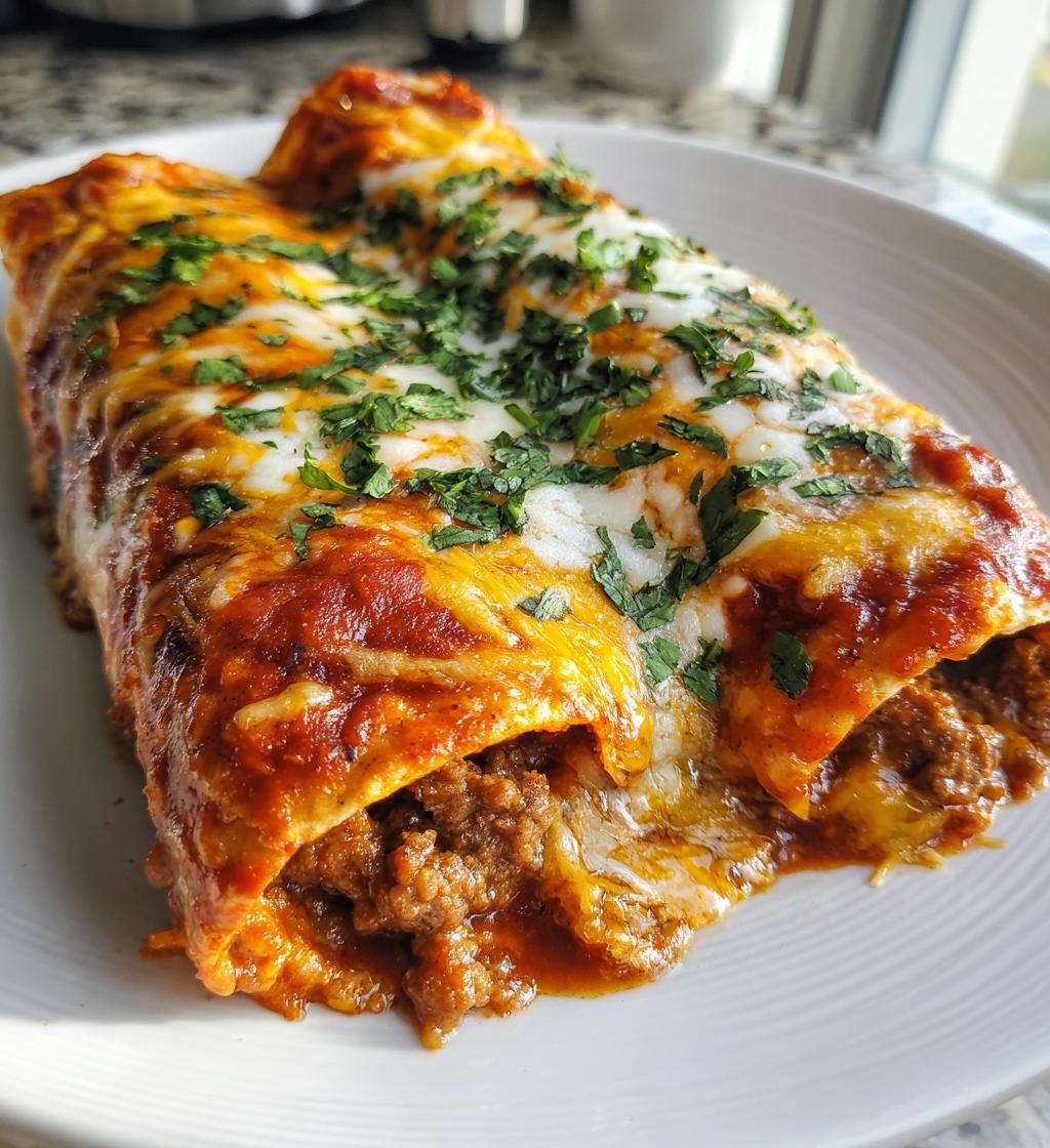 Beef Enchiladas with Homemade Red Sauce - detail 1