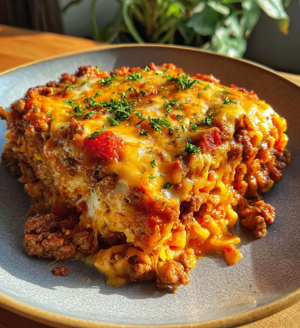 Beef and Pasta Casserole - detail 1